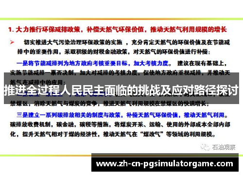 推进全过程人民民主面临的挑战及应对路径探讨